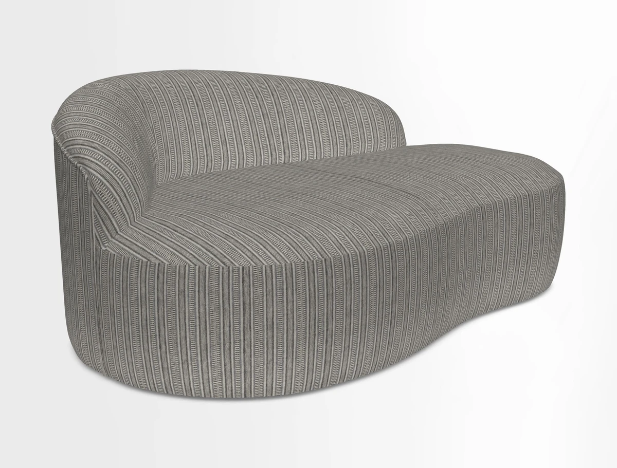 Arc small sofa in Wave Blueberry