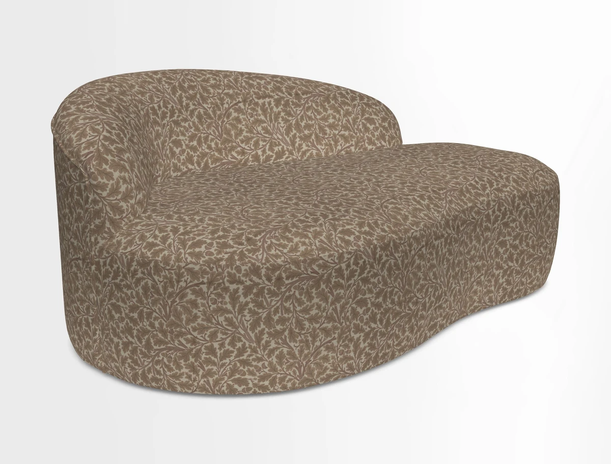 Arc small sofa in Wave Blueberry