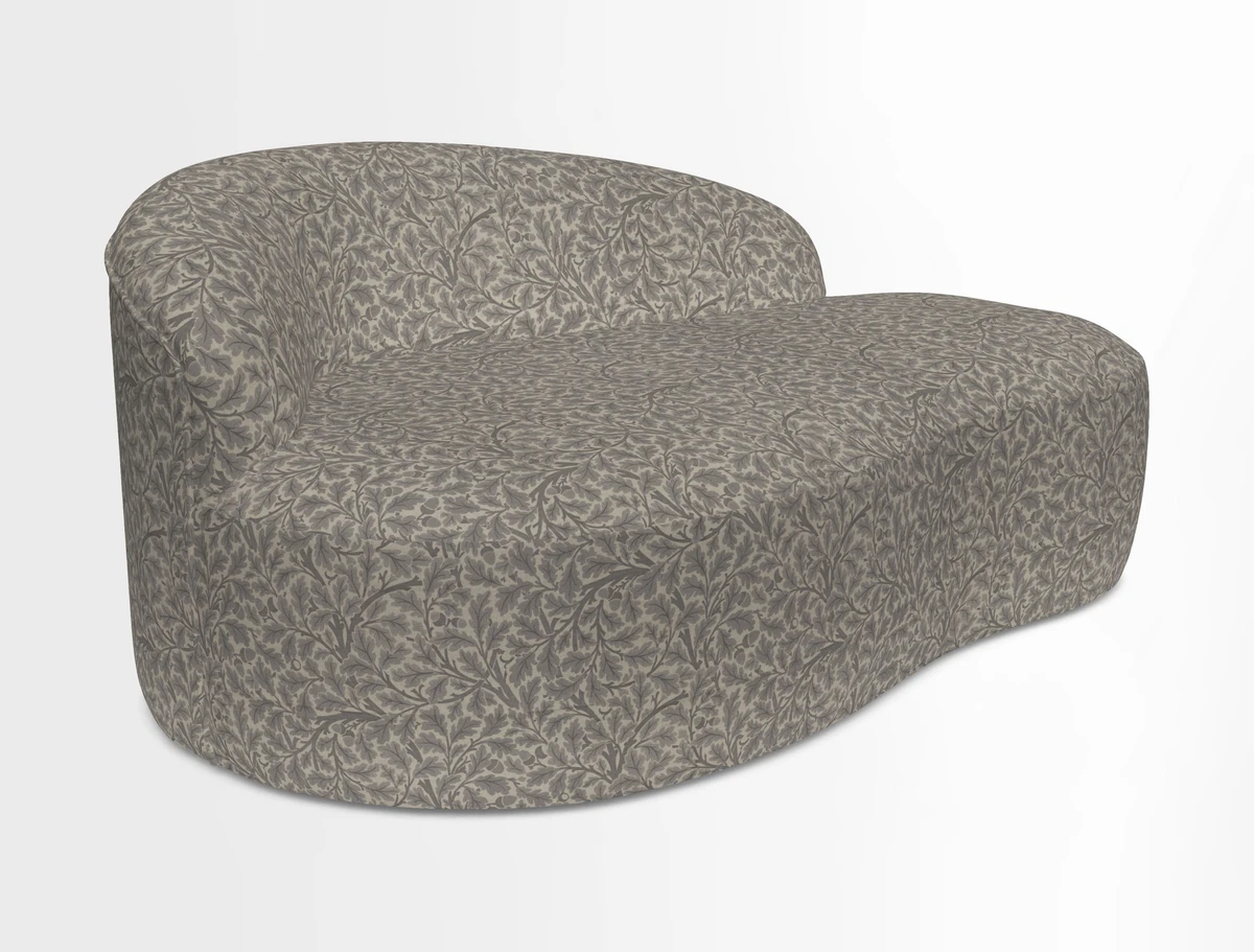 Arc small sofa in Wave Blueberry
