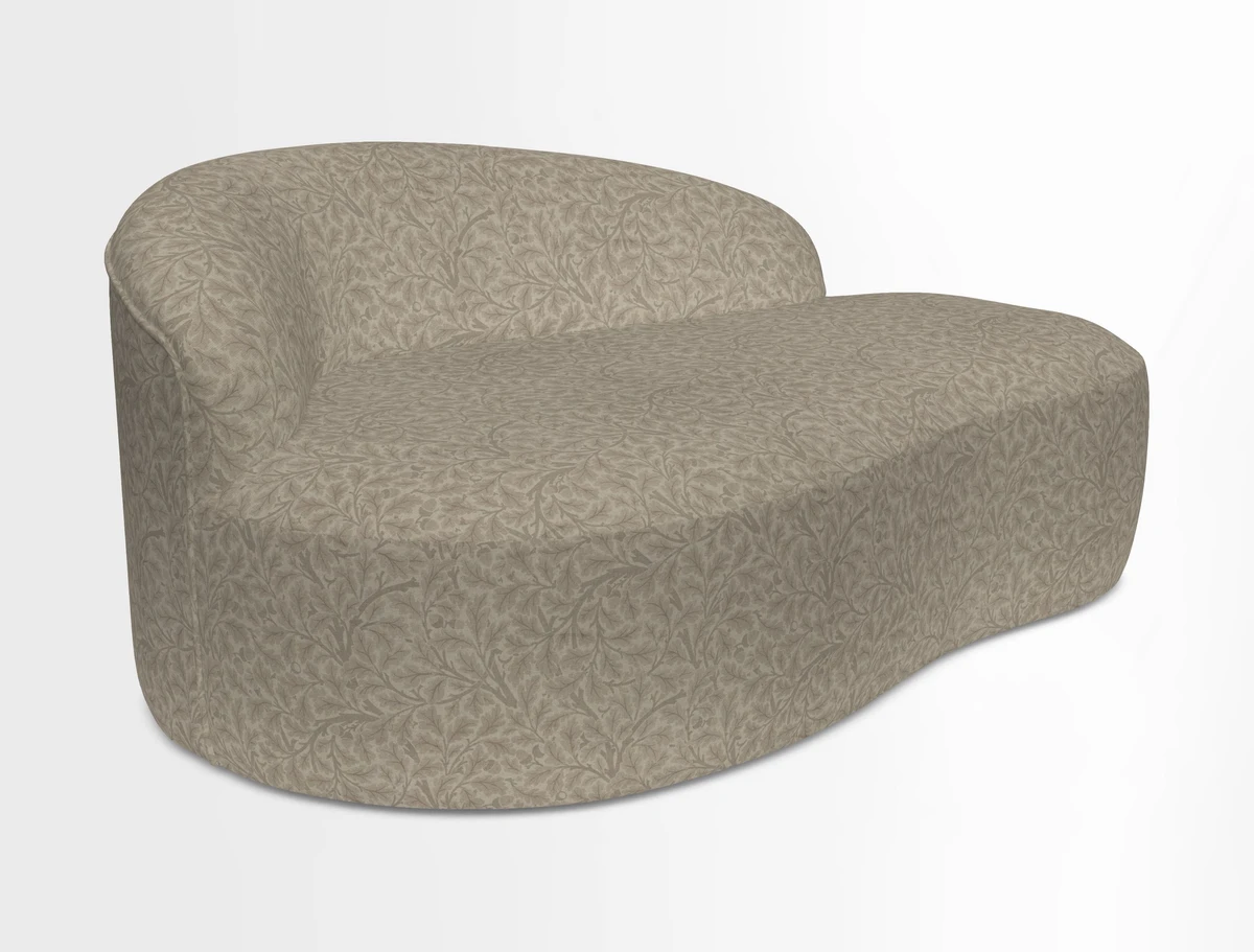 Arc small sofa in Wave Blueberry