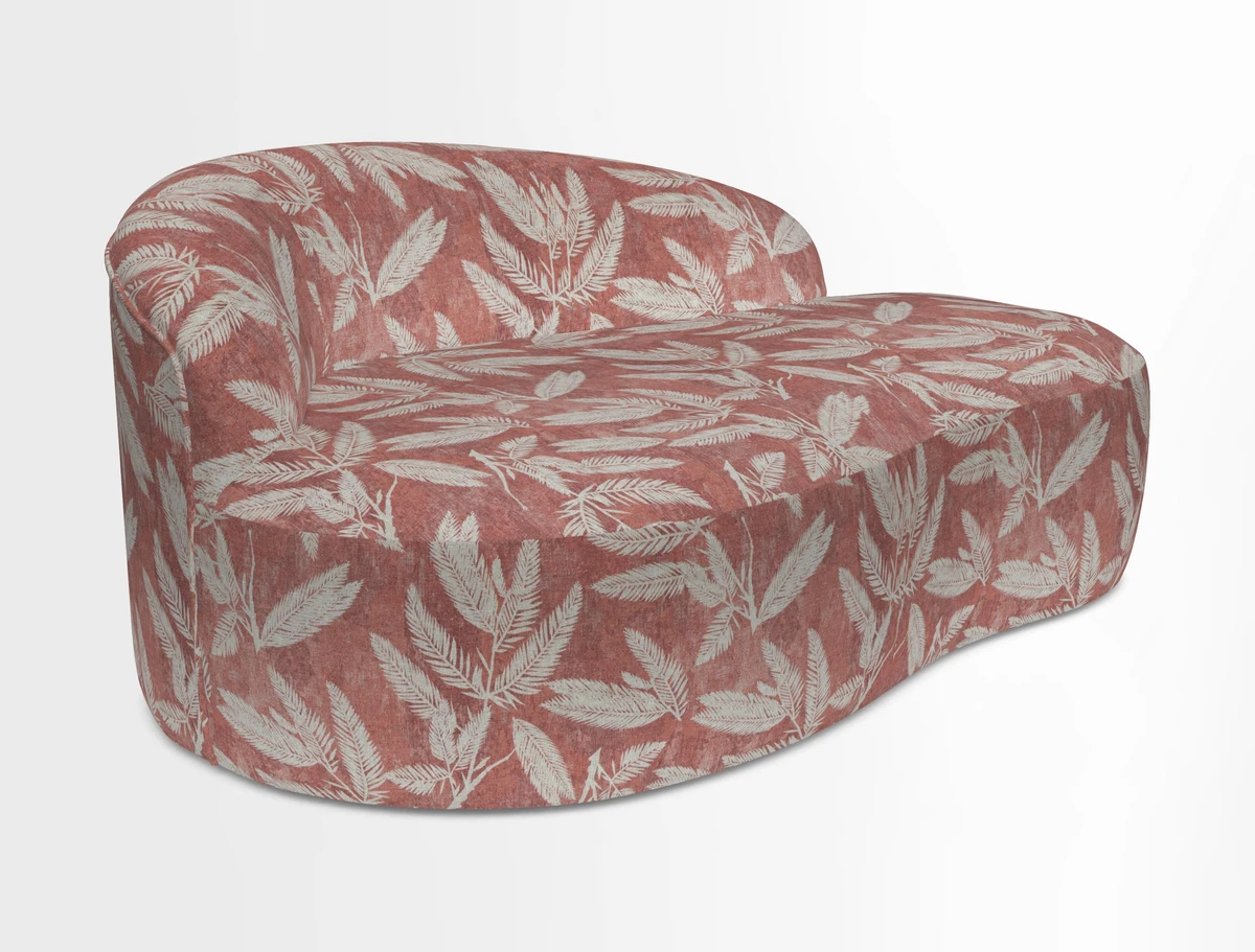 Arc small sofa in Wave Blueberry