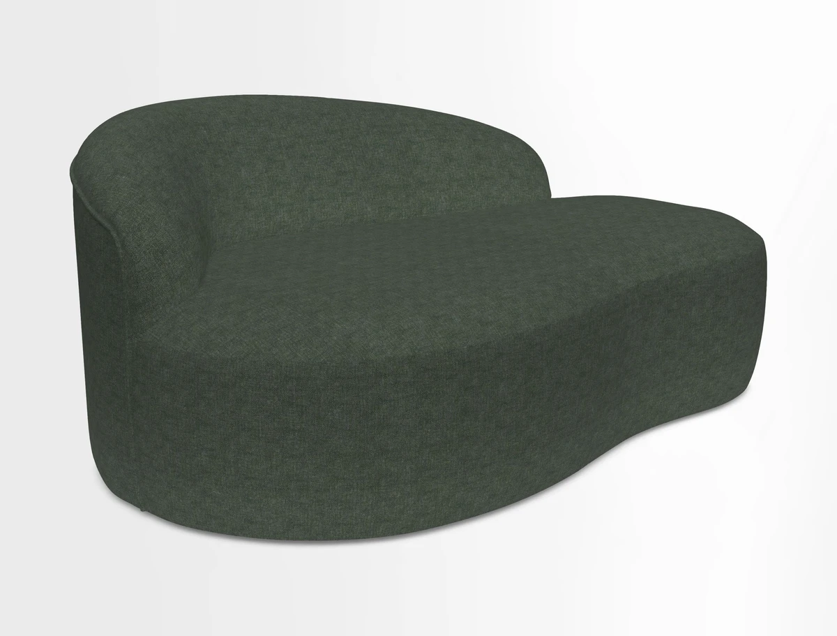 Arc small sofa in Wave Blueberry
