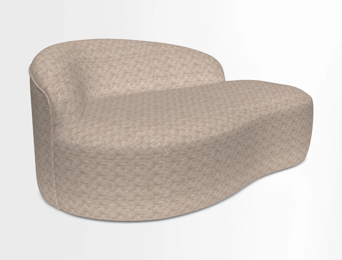 Arc small sofa in Wave Blueberry