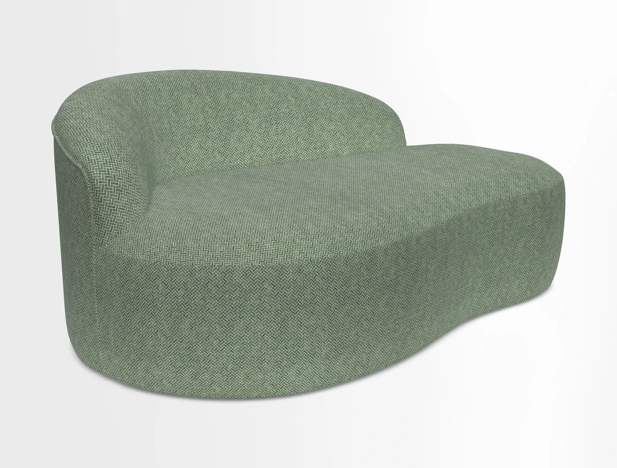Arc small sofa in Wave Blueberry