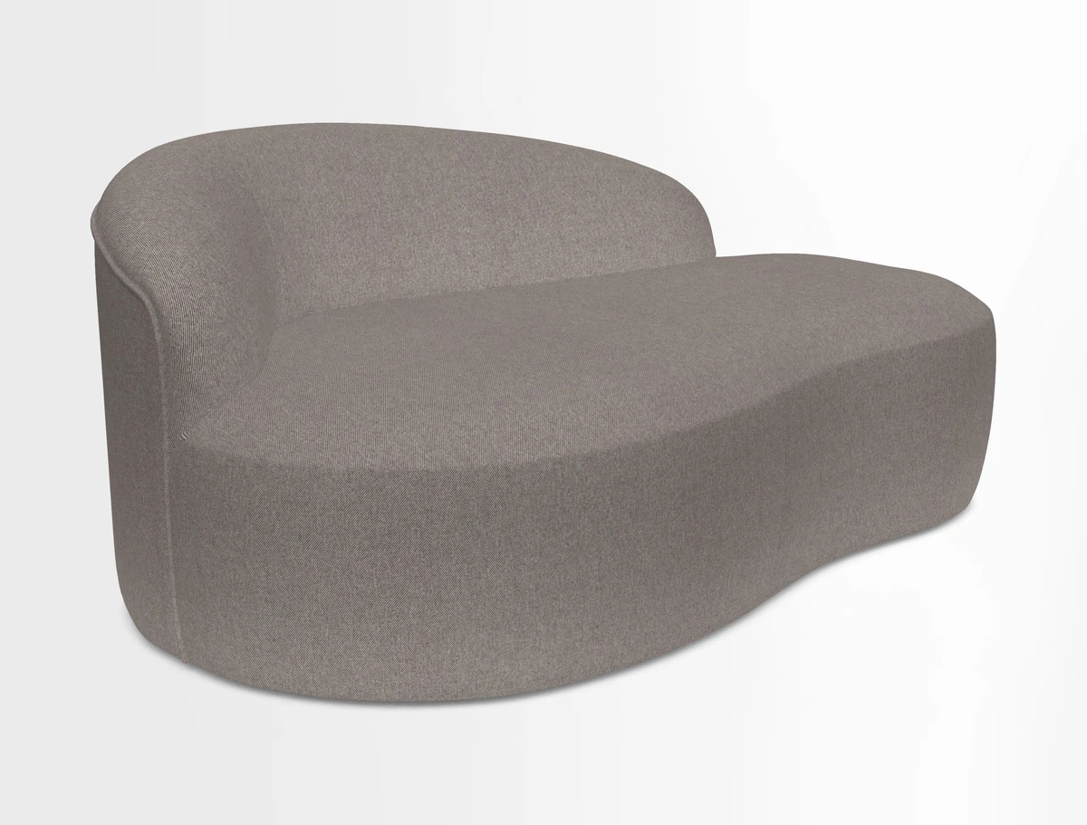 Arc small sofa in Wave Blueberry