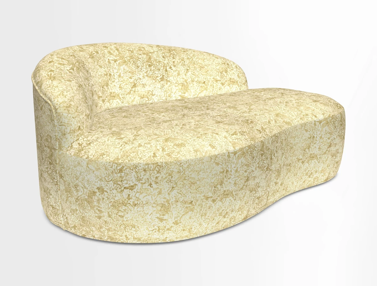 Arc small sofa in Wave Blueberry
