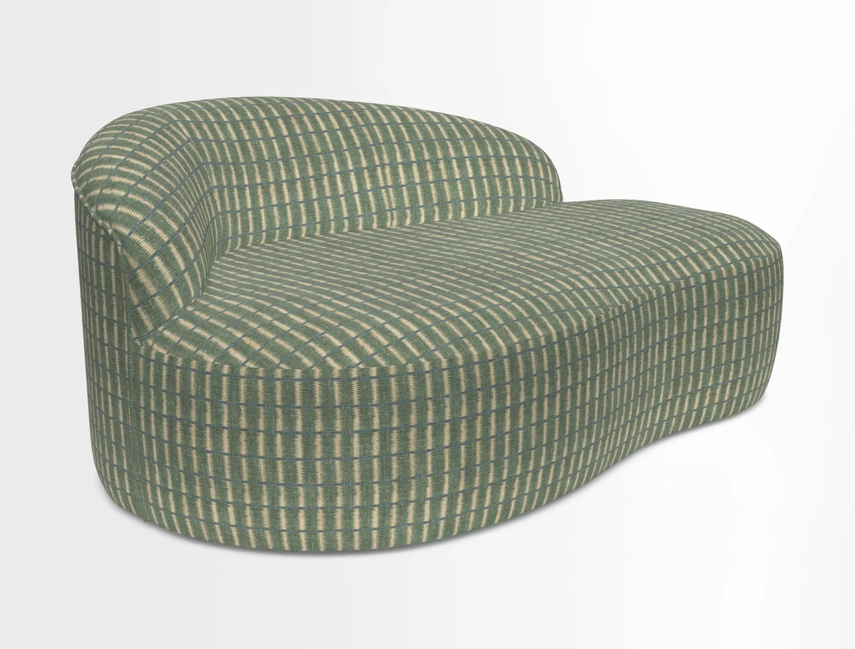 Arc small sofa in Wave Blueberry