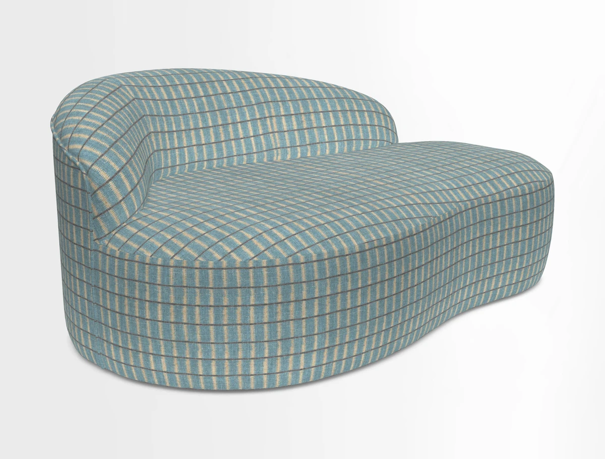 Arc small sofa in Wave Blueberry