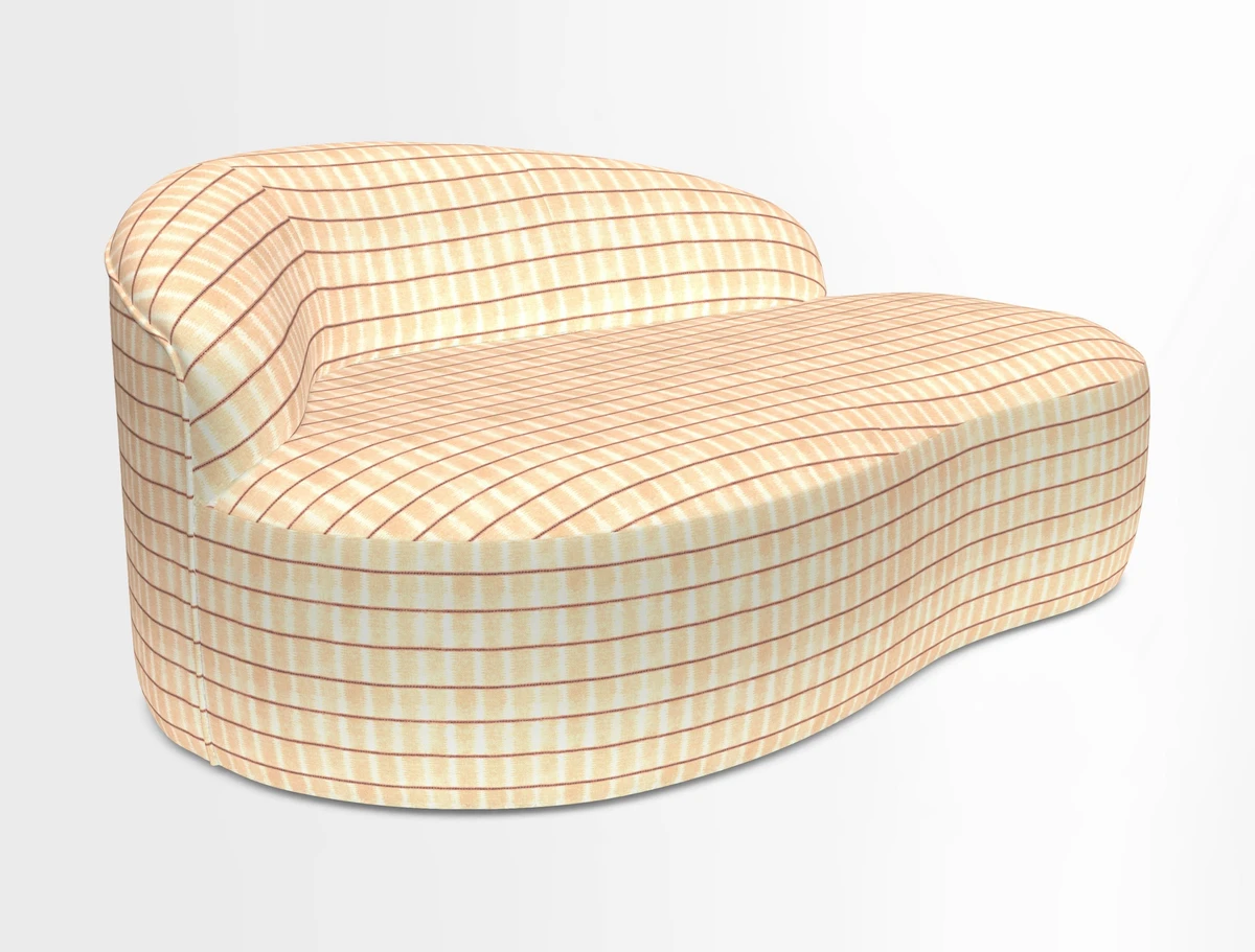 Arc small sofa in Wave Blueberry