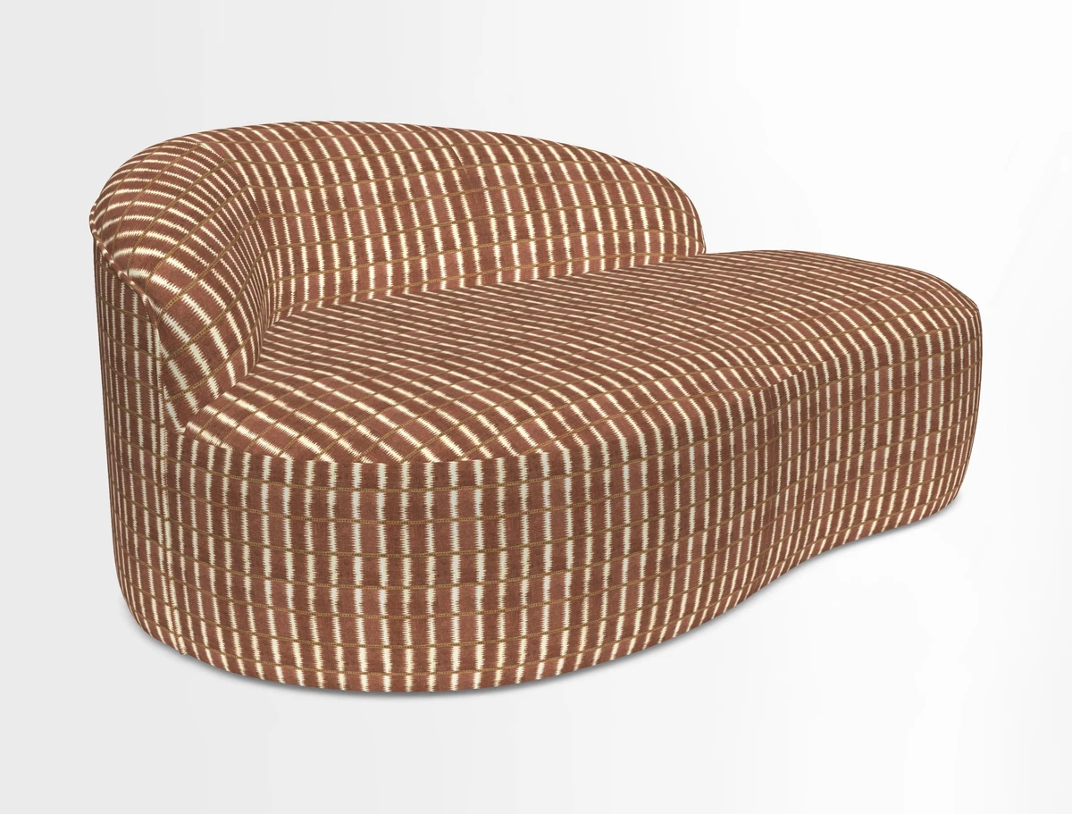 Arc small sofa in Wave Blueberry