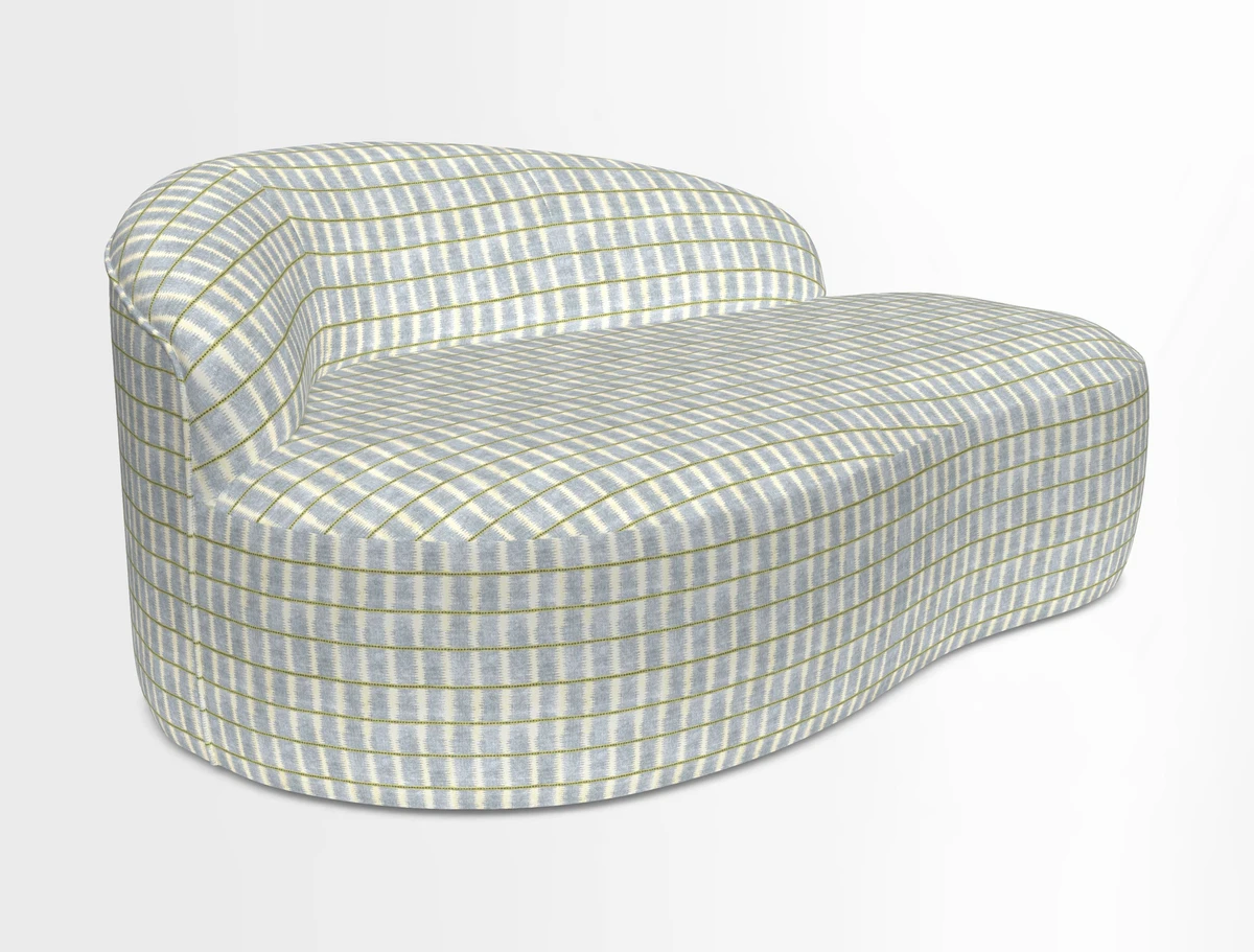 Arc small sofa in Wave Blueberry