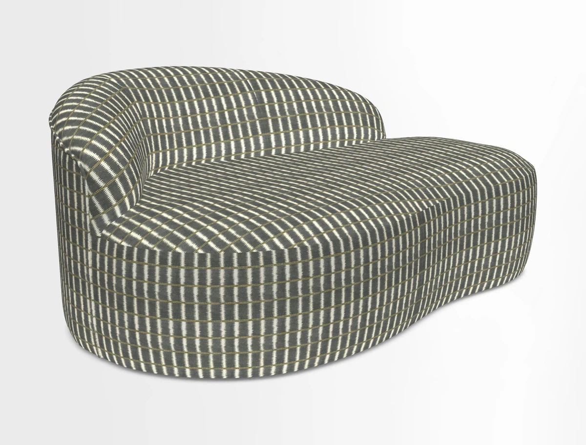Arc small sofa in Wave Blueberry