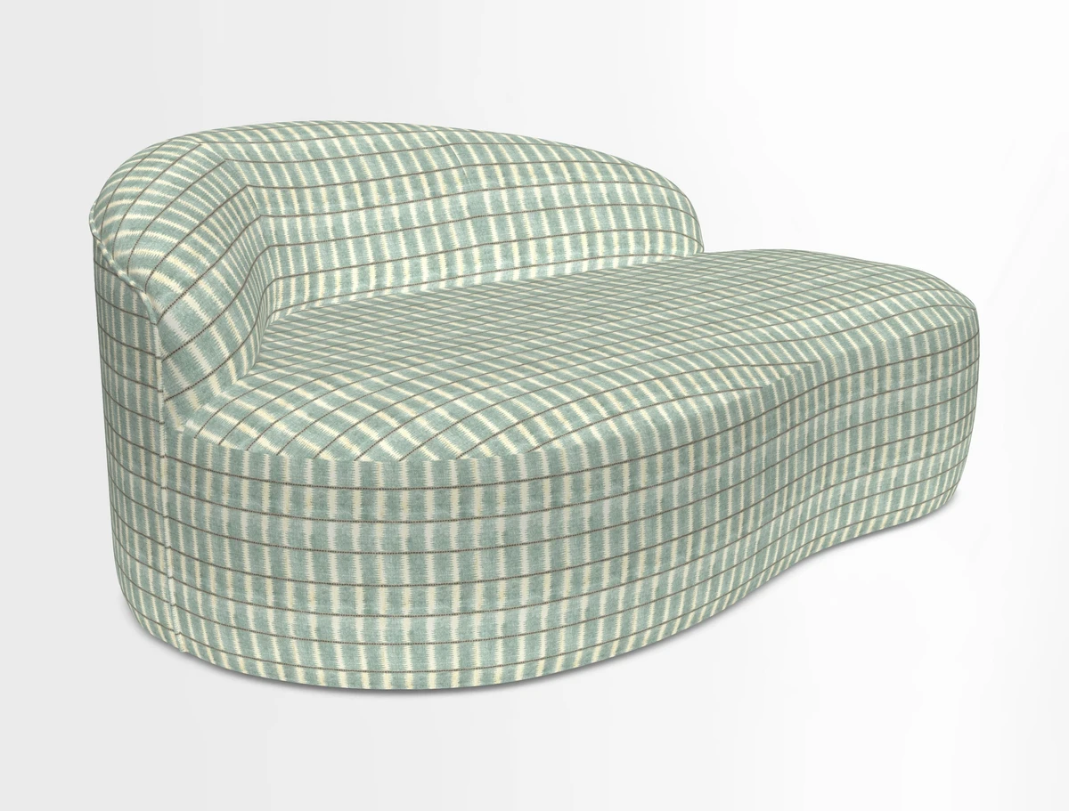 Arc small sofa in Wave Blueberry