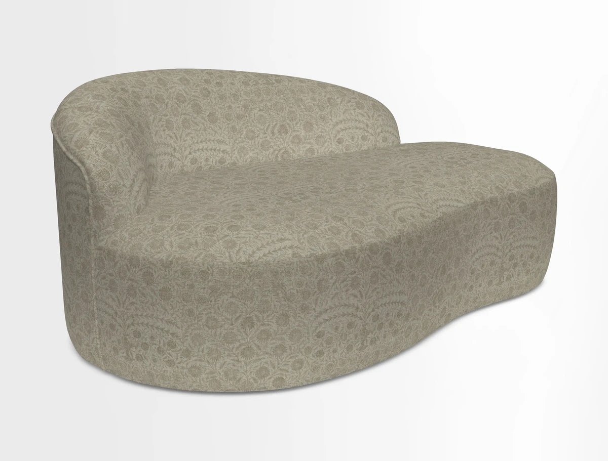 Arc small sofa in Wave Blueberry