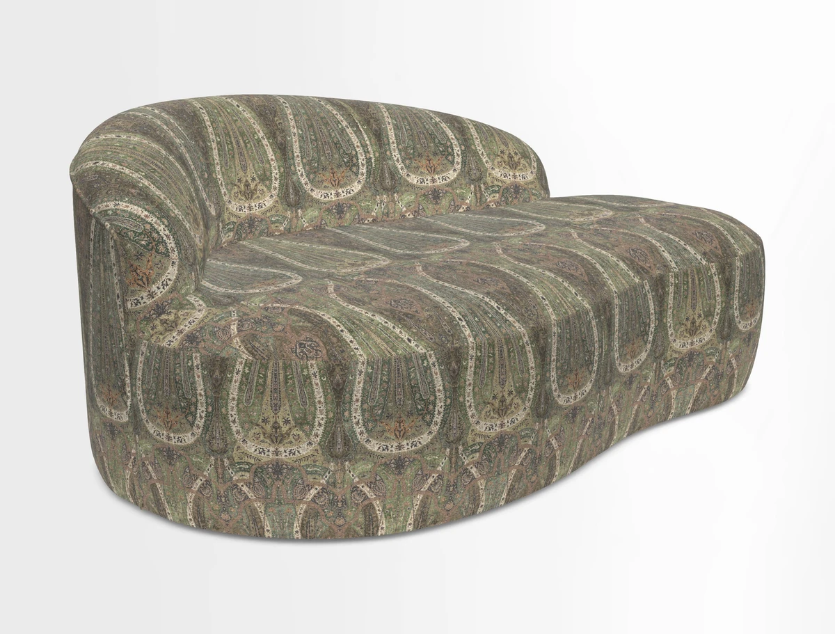 Arc small sofa in Wave Blueberry