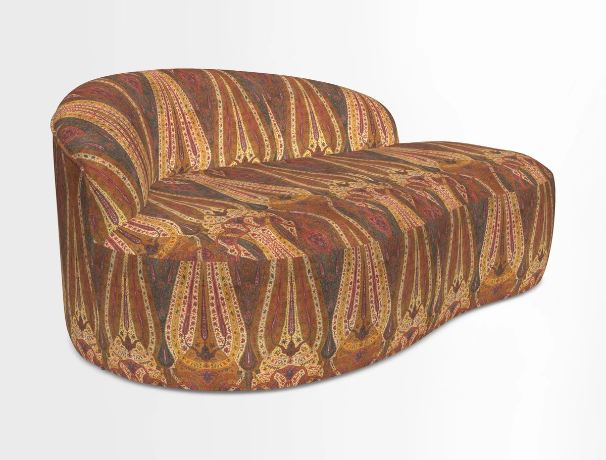 Arc small sofa in Wave Blueberry