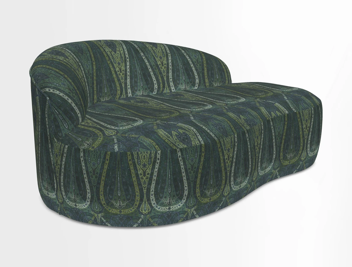 Arc small sofa in Wave Blueberry