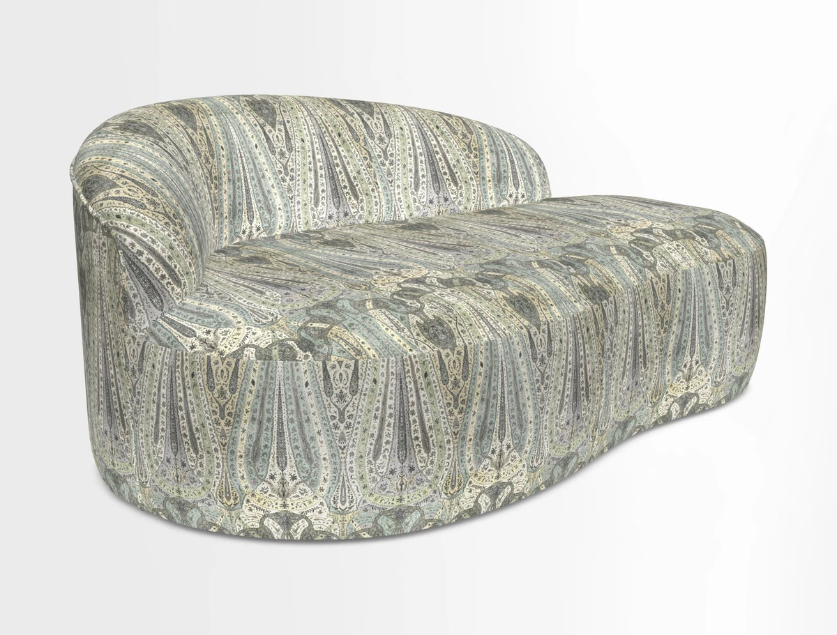 Arc small sofa in Wave Blueberry