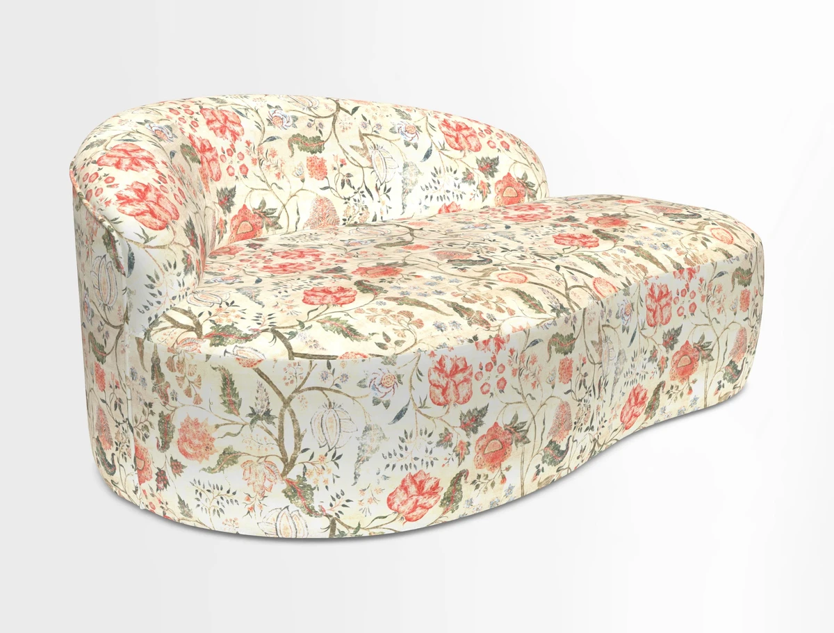 Arc small sofa in Wave Blueberry