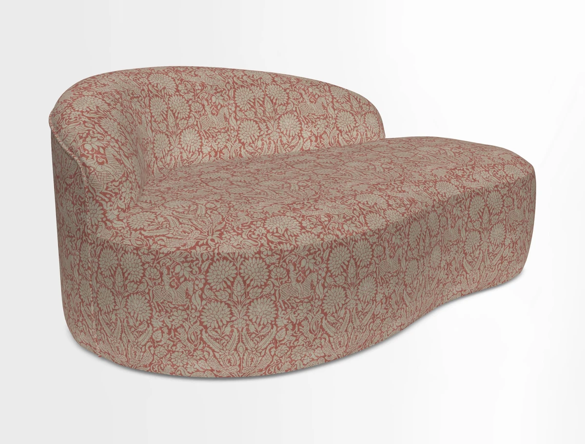 Arc small sofa in Wave Blueberry