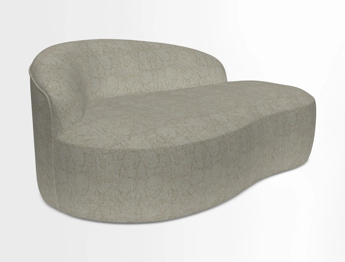 Arc small sofa in Wave Blueberry