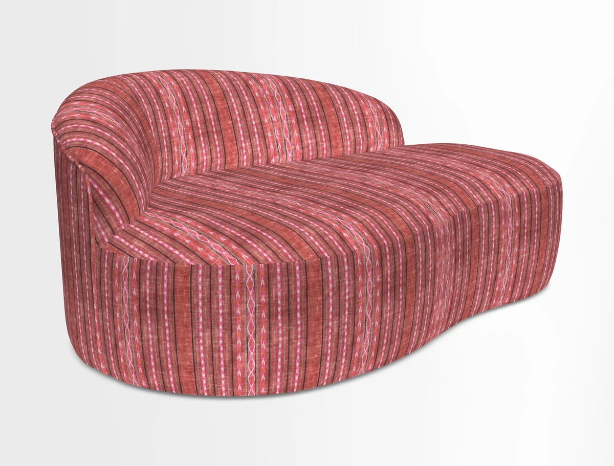 Arc small sofa in Wave Blueberry