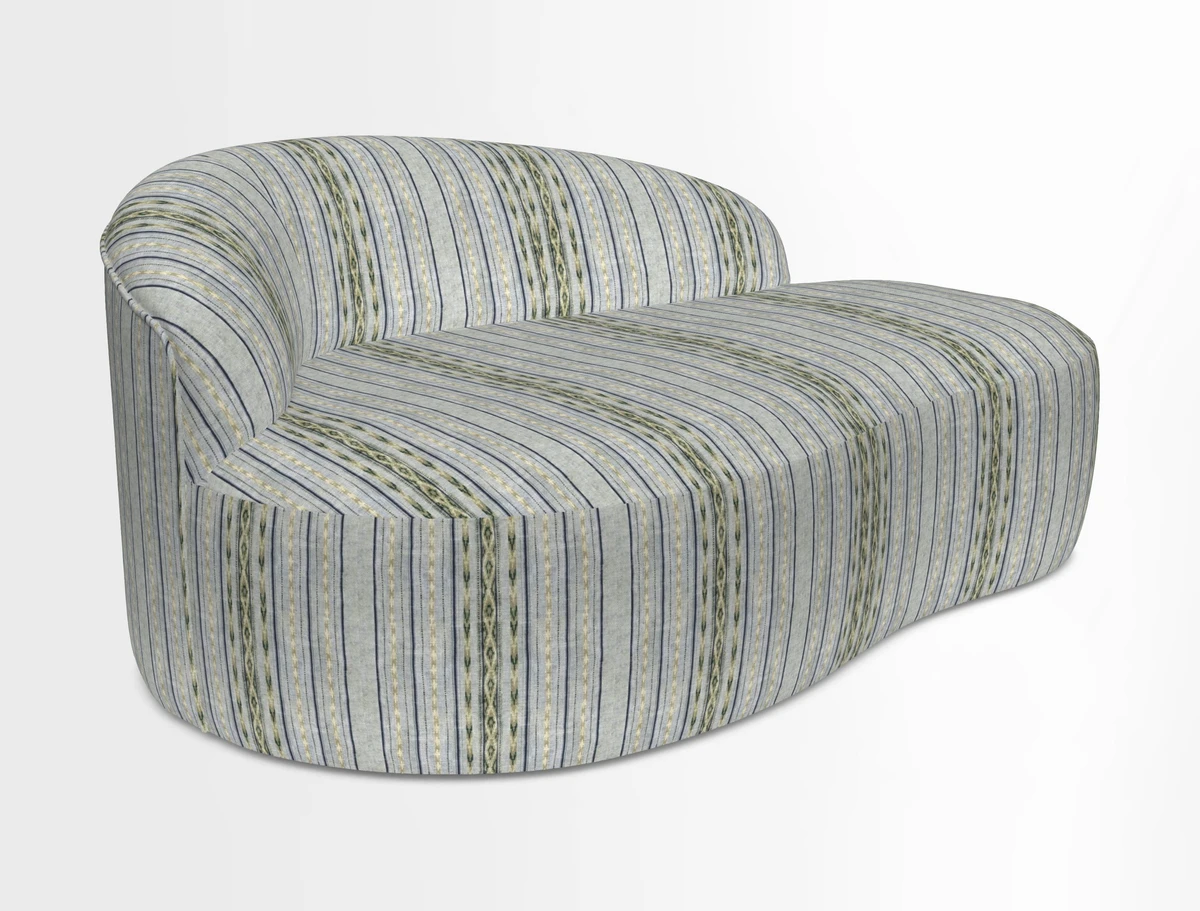 Arc small sofa in Wave Blueberry