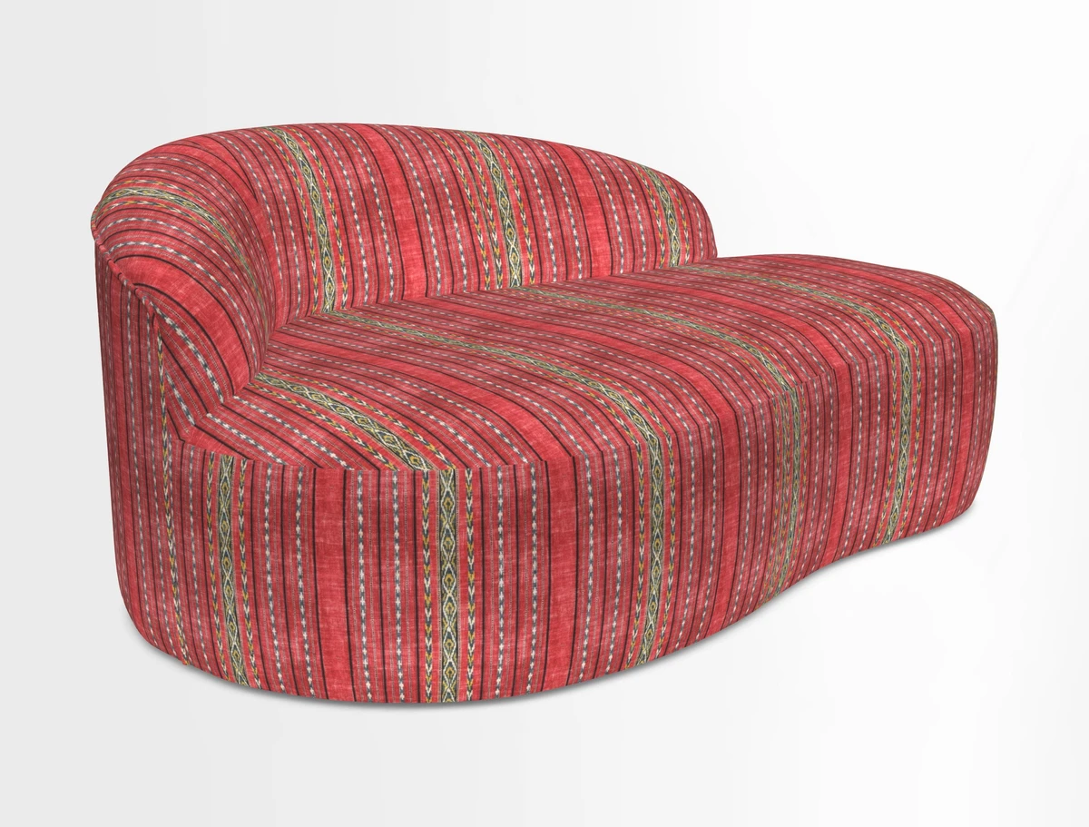 Arc small sofa in Wave Blueberry