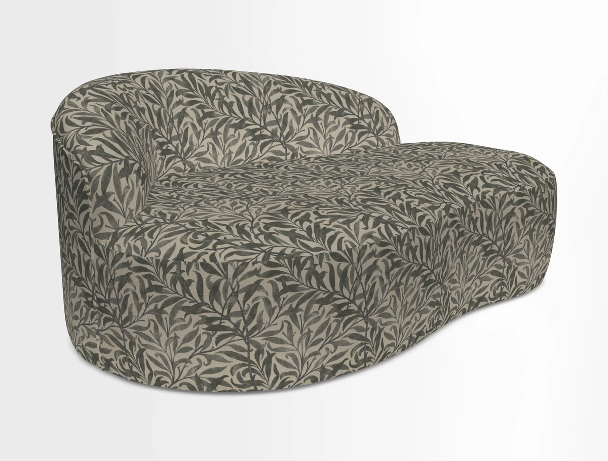 Arc small sofa in Wave Blueberry