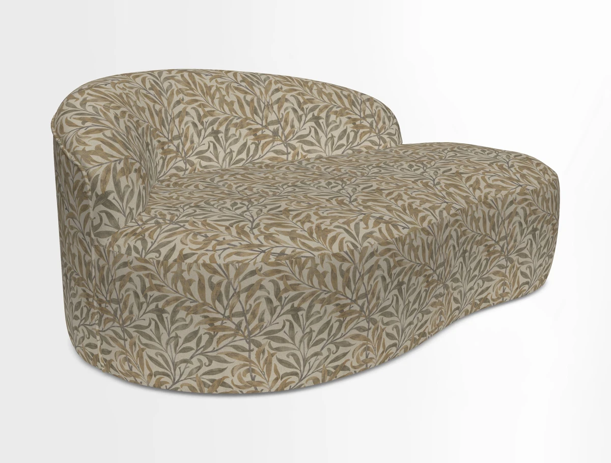 Arc small sofa in Wave Blueberry