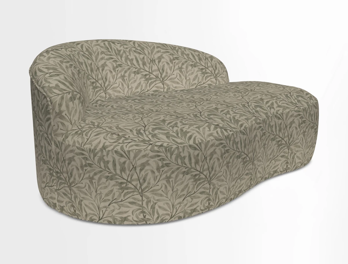 Arc small sofa in Wave Blueberry