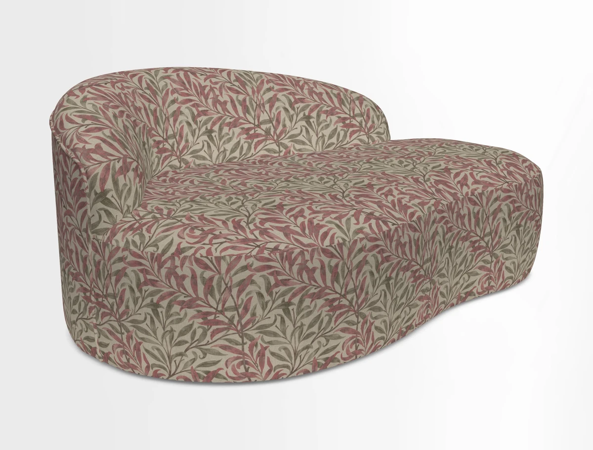 Arc small sofa in Wave Blueberry