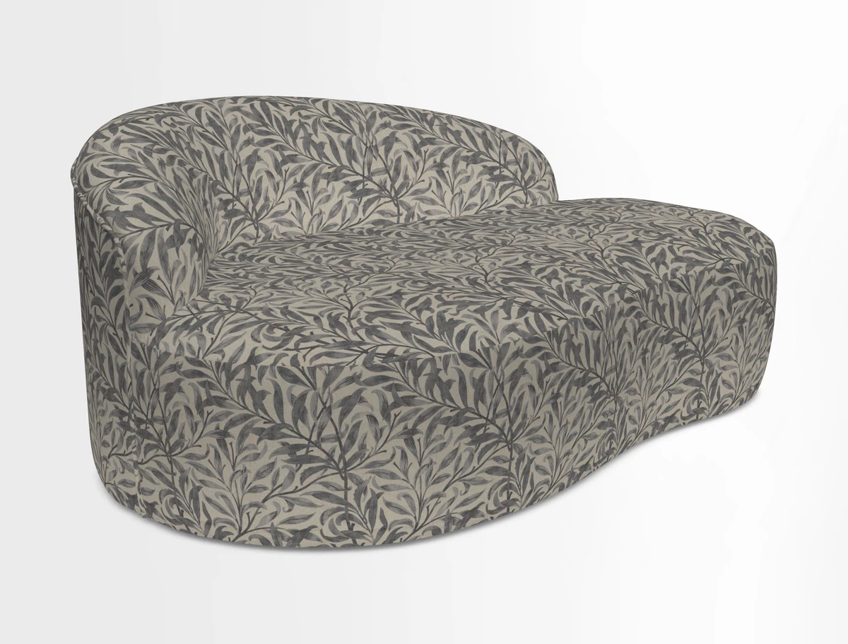 Arc small sofa in Wave Blueberry