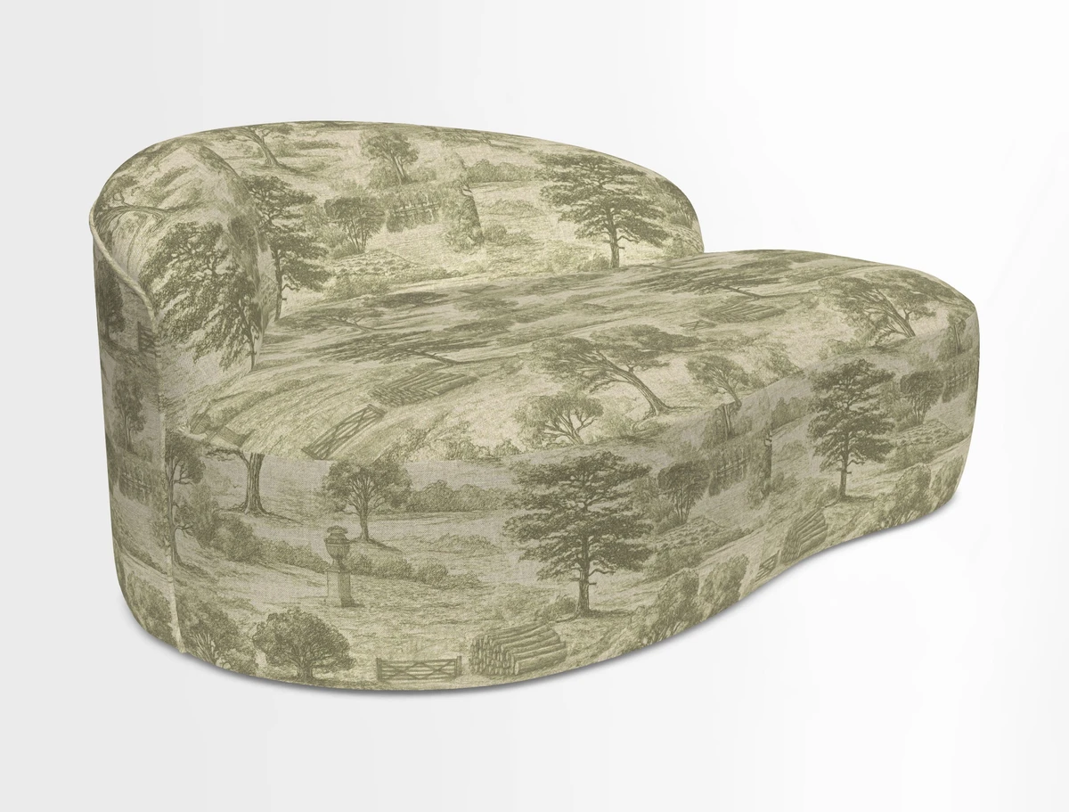 Arc small sofa in Wave Blueberry
