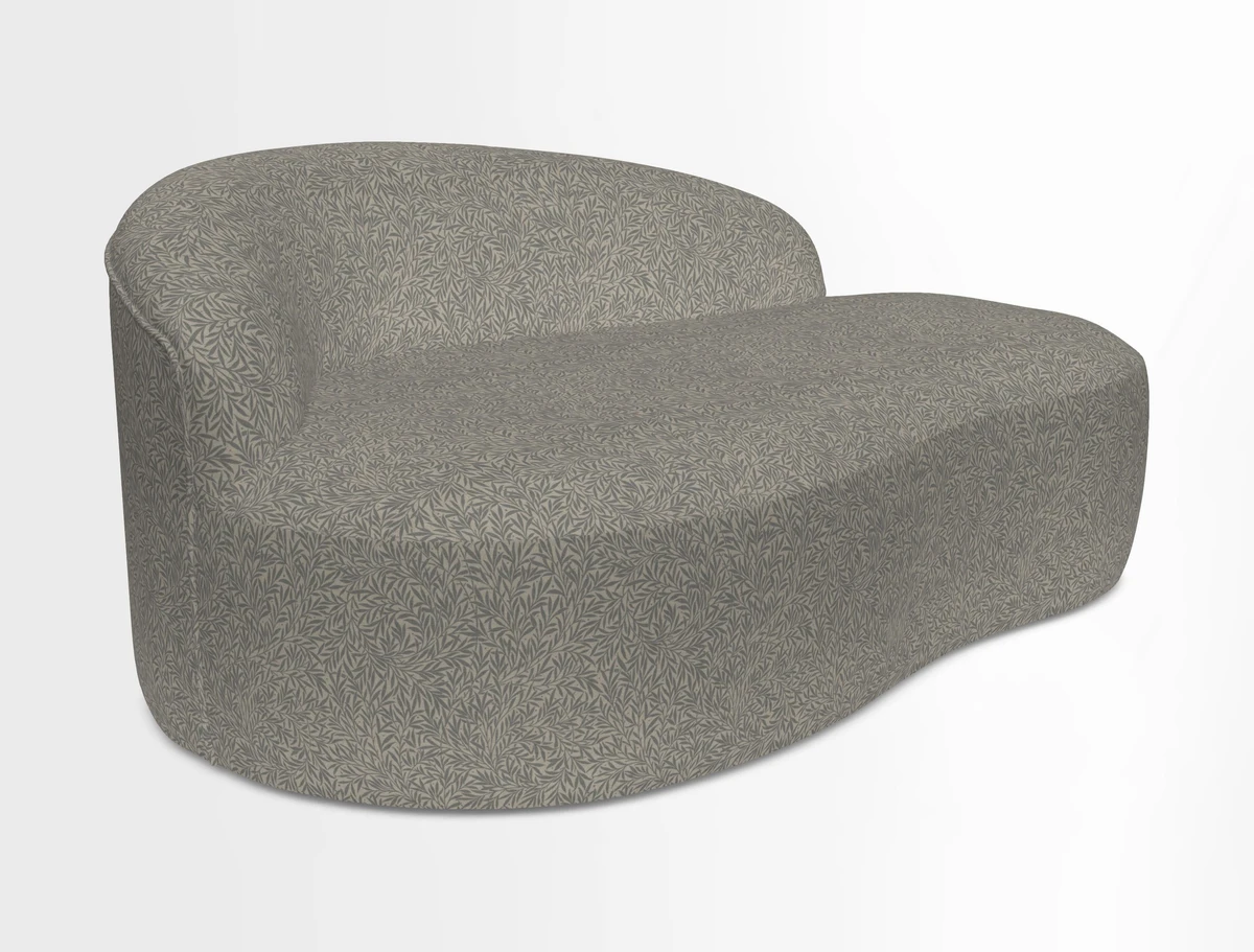 Arc small sofa in Wave Blueberry