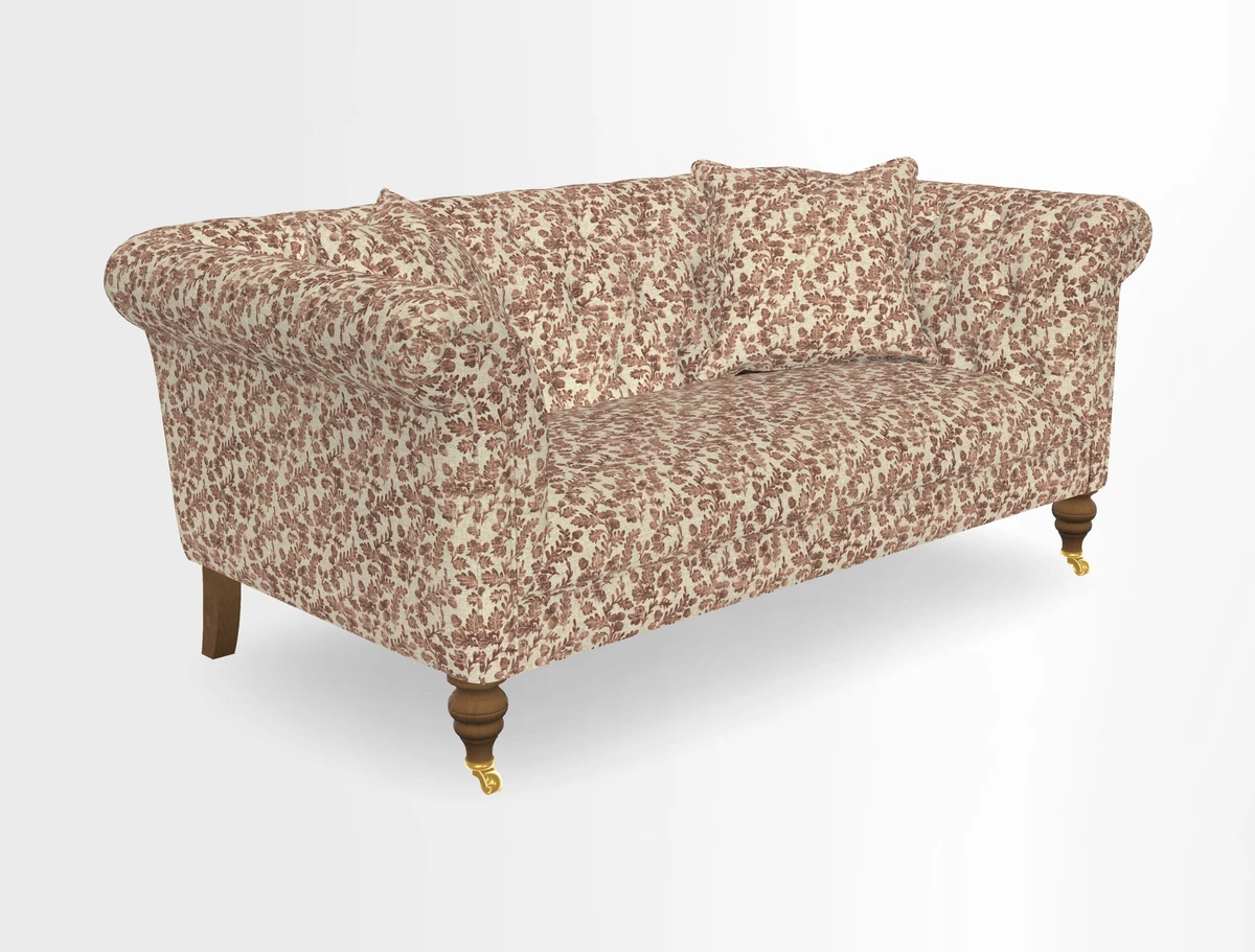 Arncliffe 3 Seater Sofa in Traditional Vintage Velvet Olive