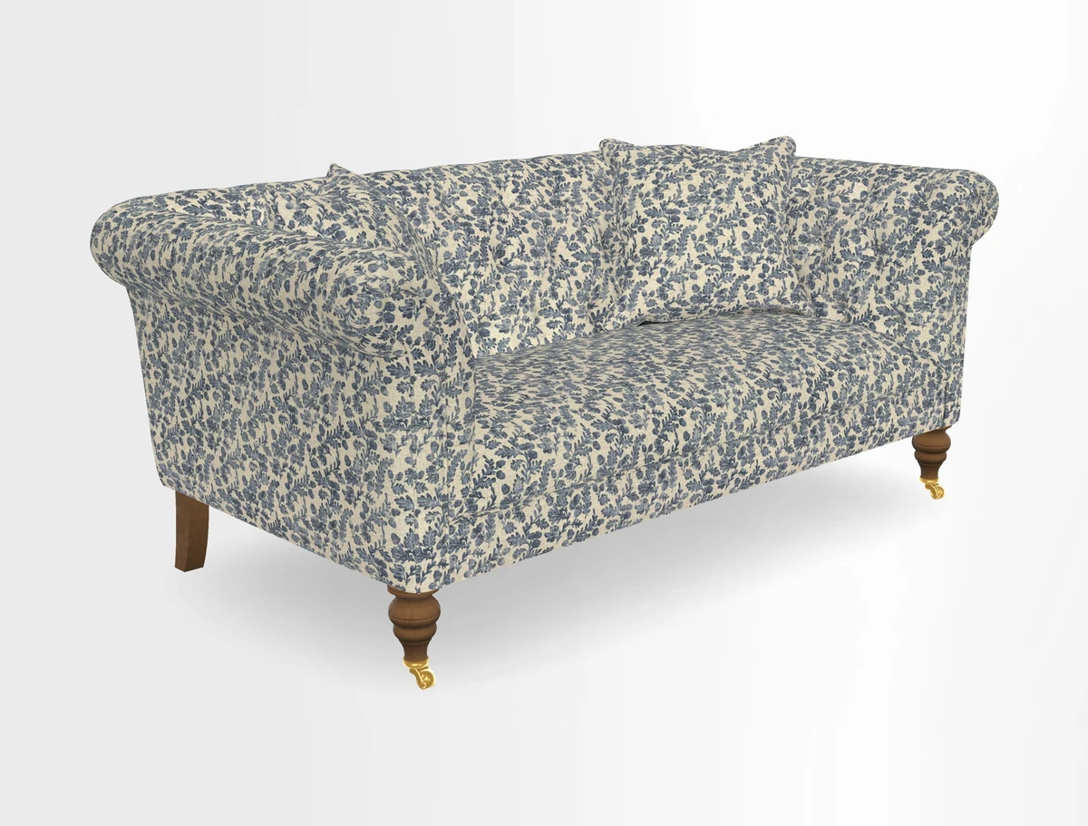 Arncliffe 3 Seater Sofa in Traditional Vintage Velvet Olive