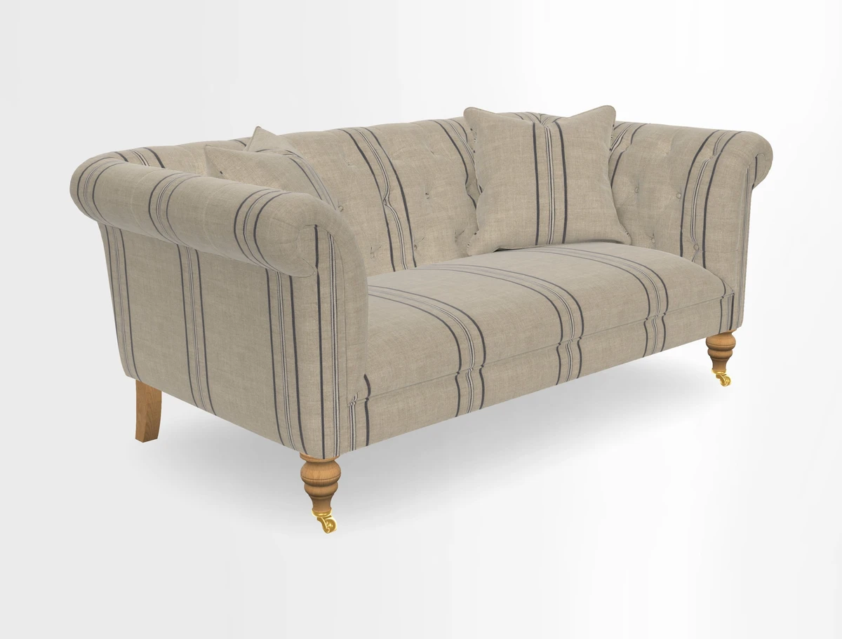 Arncliffe 3 Seater Sofa in Traditional Vintage Velvet Olive