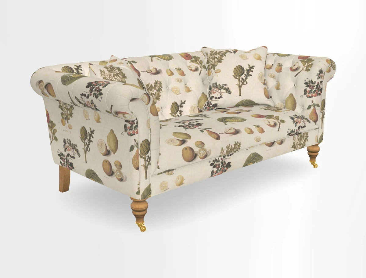 Arncliffe 3 Seater Sofa in Traditional Vintage Velvet Olive