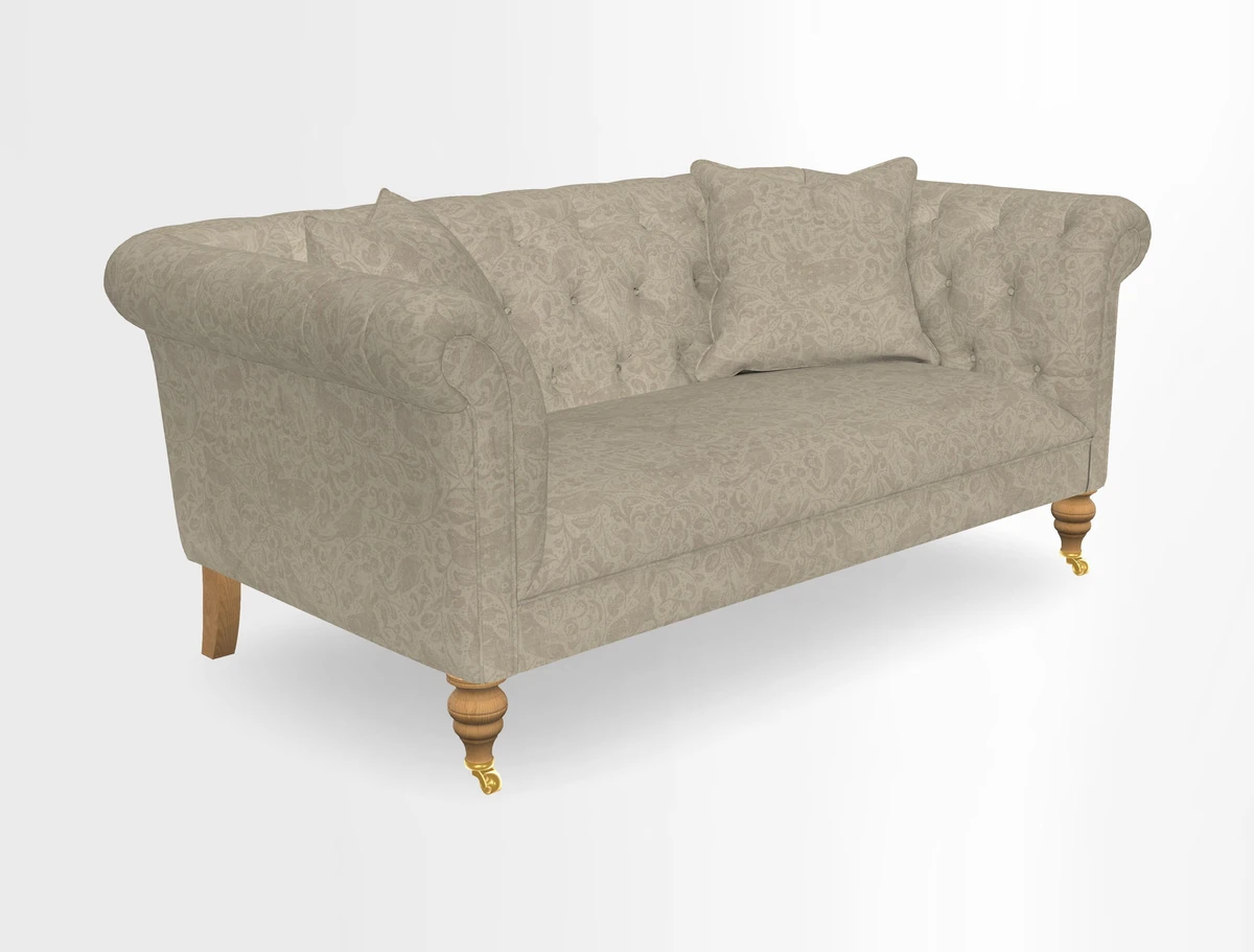 Arncliffe 3 Seater Sofa in Traditional Vintage Velvet Olive