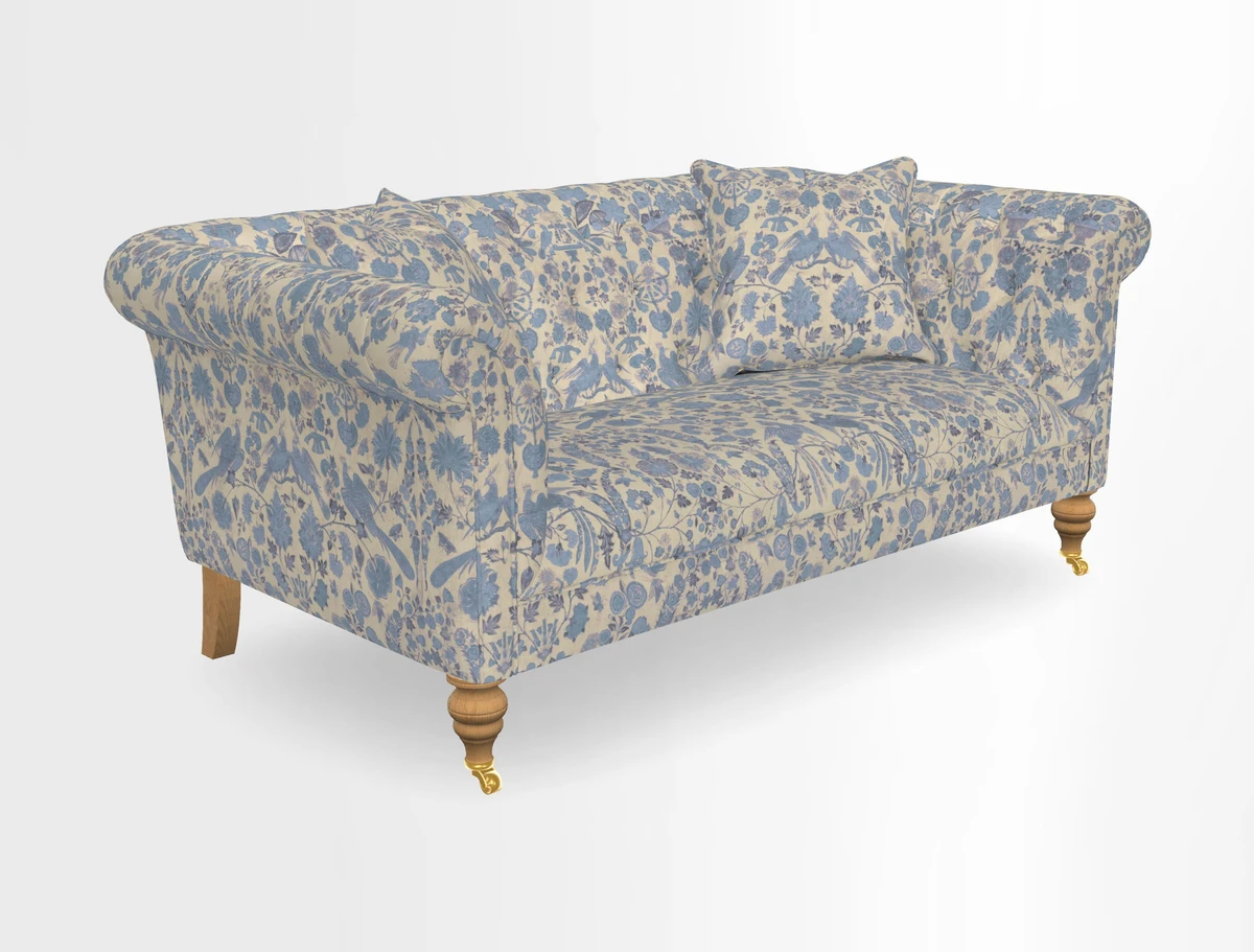 Arncliffe 3 Seater Sofa in Traditional Vintage Velvet Olive