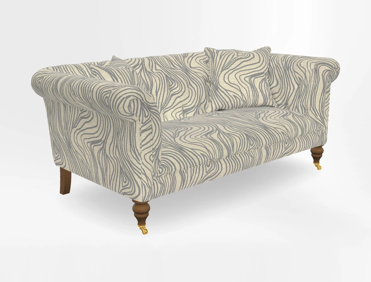Arncliffe 3 Seater Sofa in Traditional Vintage Velvet Olive