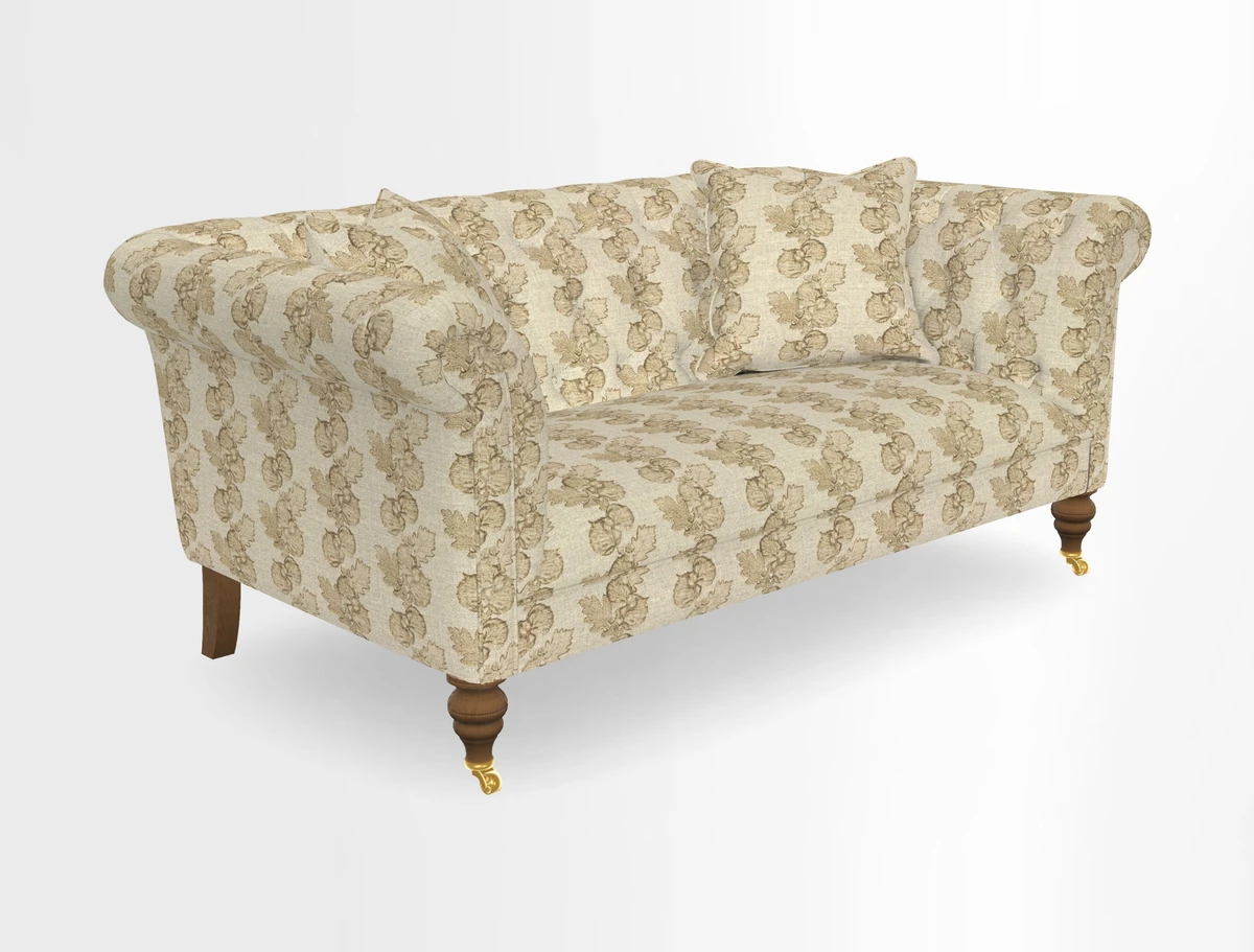 Arncliffe 3 Seater Sofa in Traditional Vintage Velvet Olive
