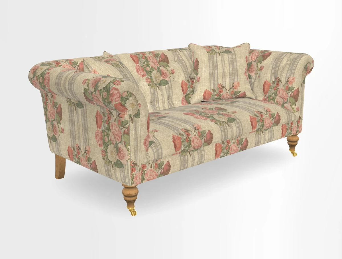 Arncliffe 3 Seater Sofa in Traditional Vintage Velvet Olive