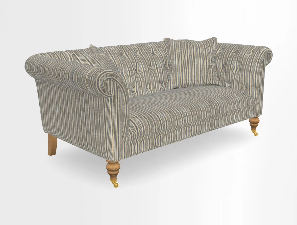 Arncliffe 3 Seater Sofa in Traditional Vintage Velvet Olive
