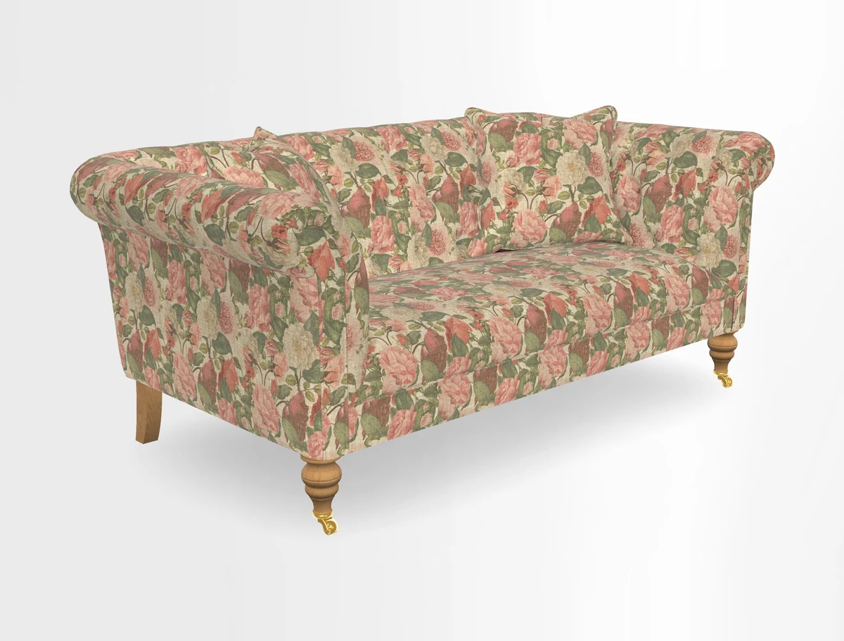 Arncliffe 3 Seater Sofa in Traditional Vintage Velvet Olive