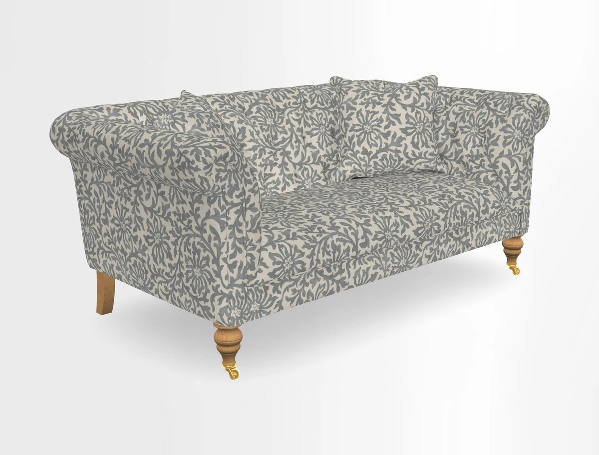 Arncliffe 3 Seater Sofa in Traditional Vintage Velvet Olive