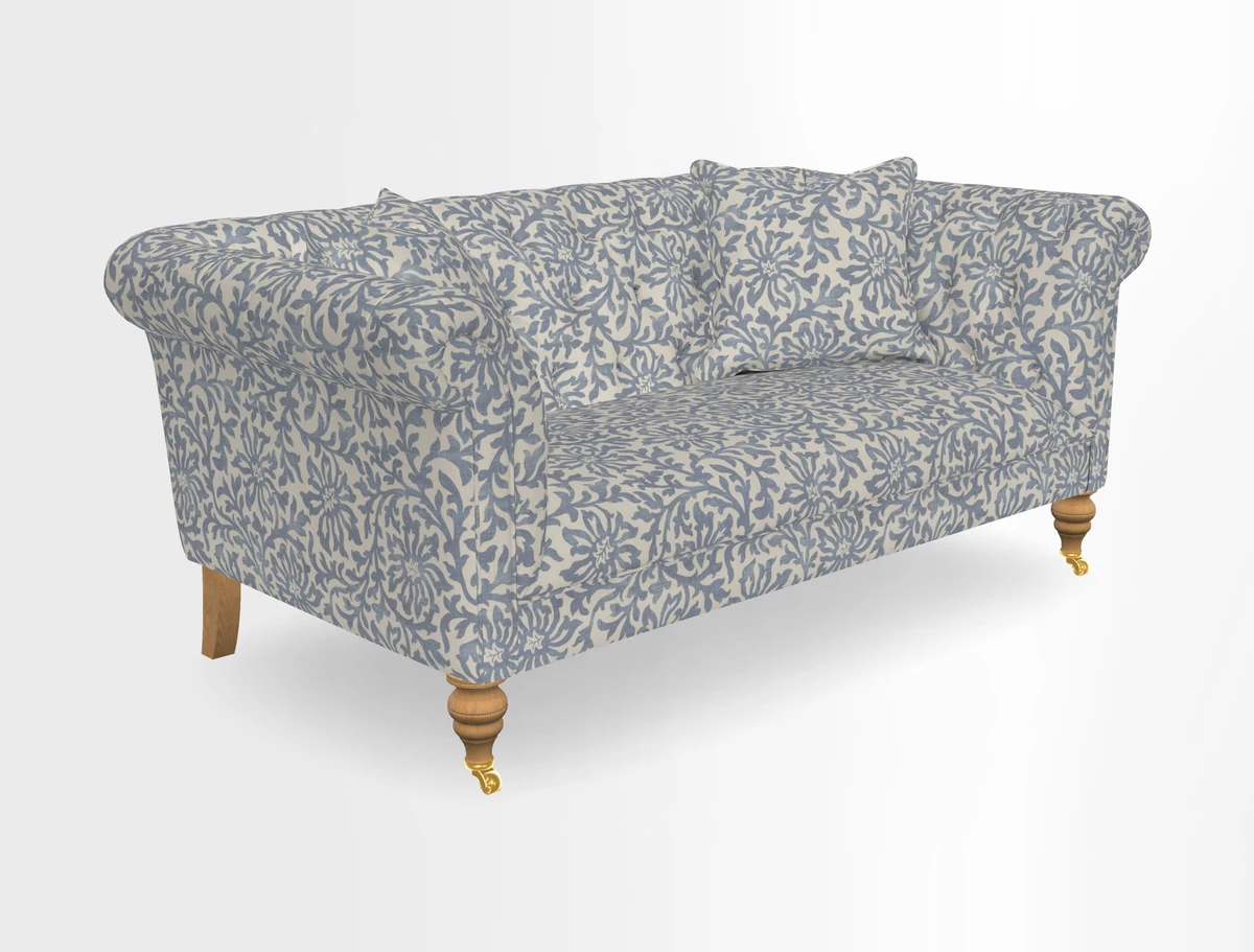 Arncliffe 3 Seater Sofa in Traditional Vintage Velvet Olive