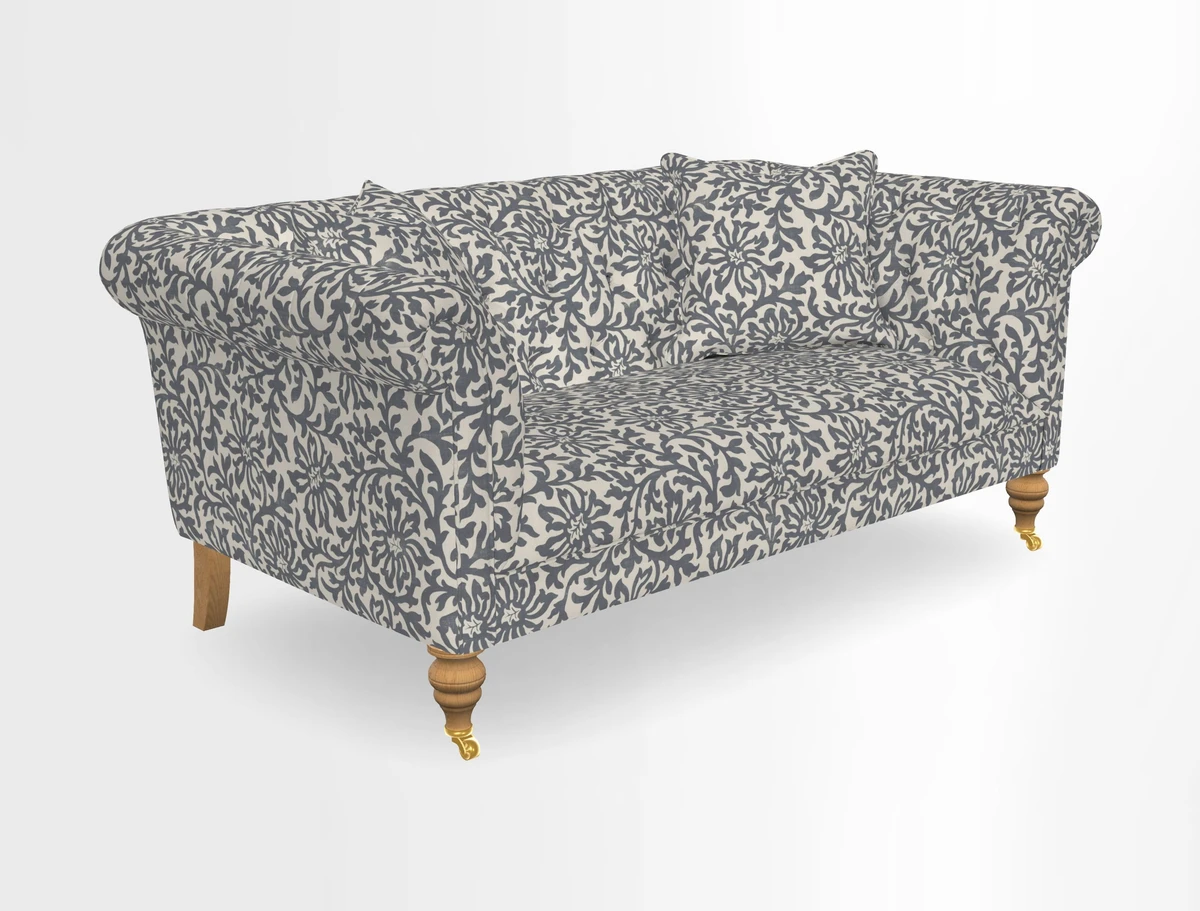 Arncliffe 3 Seater Sofa in Traditional Vintage Velvet Olive