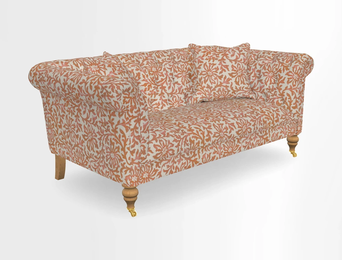 Arncliffe 3 Seater Sofa in Traditional Vintage Velvet Olive